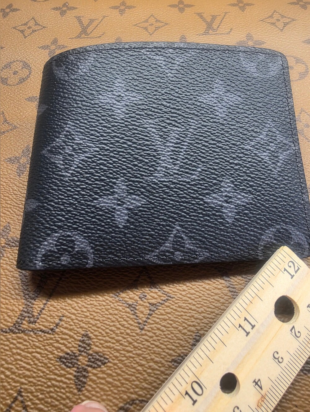 Louis Vuitton Monogram Eclipse Slender Wallet